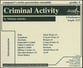 Criminal Activity Perc Ensemble cover